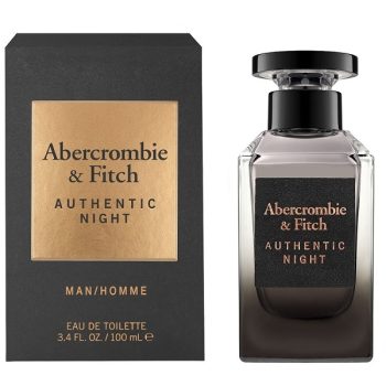 Abercrombie & Fitch Authentic Night Men EDT 100 ML אברקרומבי אותנטיק נייט אדט לגבר 100 מ"ל